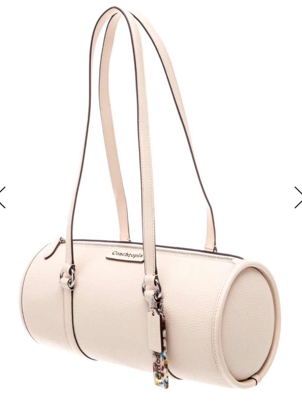Coach Coachtopia Barrel Shoulder Bag in Cream